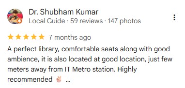 Student Review Screenshot