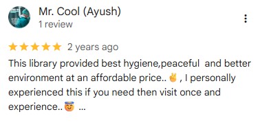 Student Review Screenshot