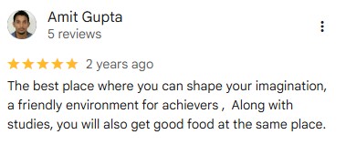 Student Review Screenshot