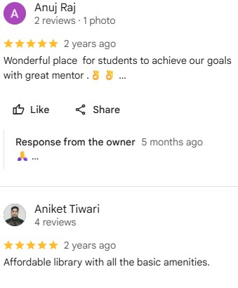 Student Review Screenshot